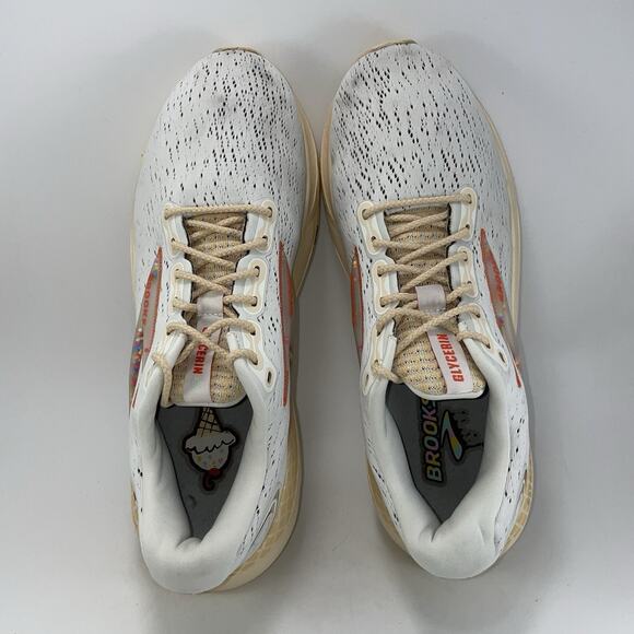 Brooks Glycerin 21 Snow Dawn Straw Ice Cream Sprinkles Mens Size 12 D Beige main image 7